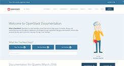 Desktop Screenshot of docs.openstack.org