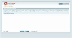 Desktop Screenshot of paste.openstack.org